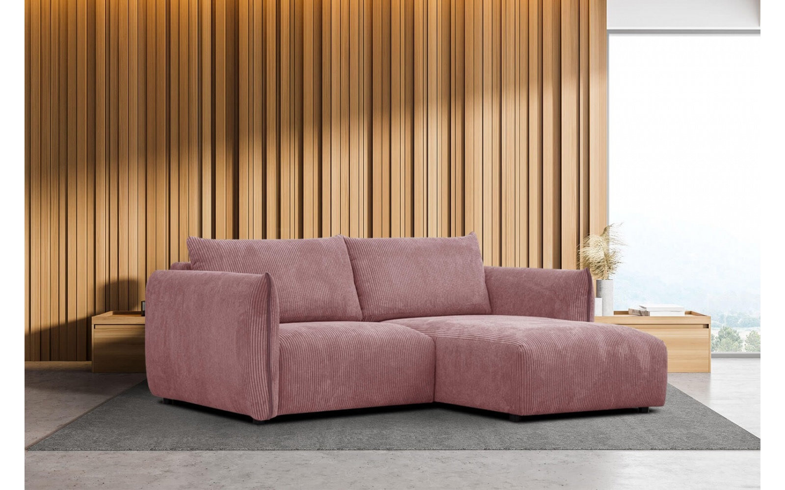 Ecksofa rechts 3-Sitzer TAUER