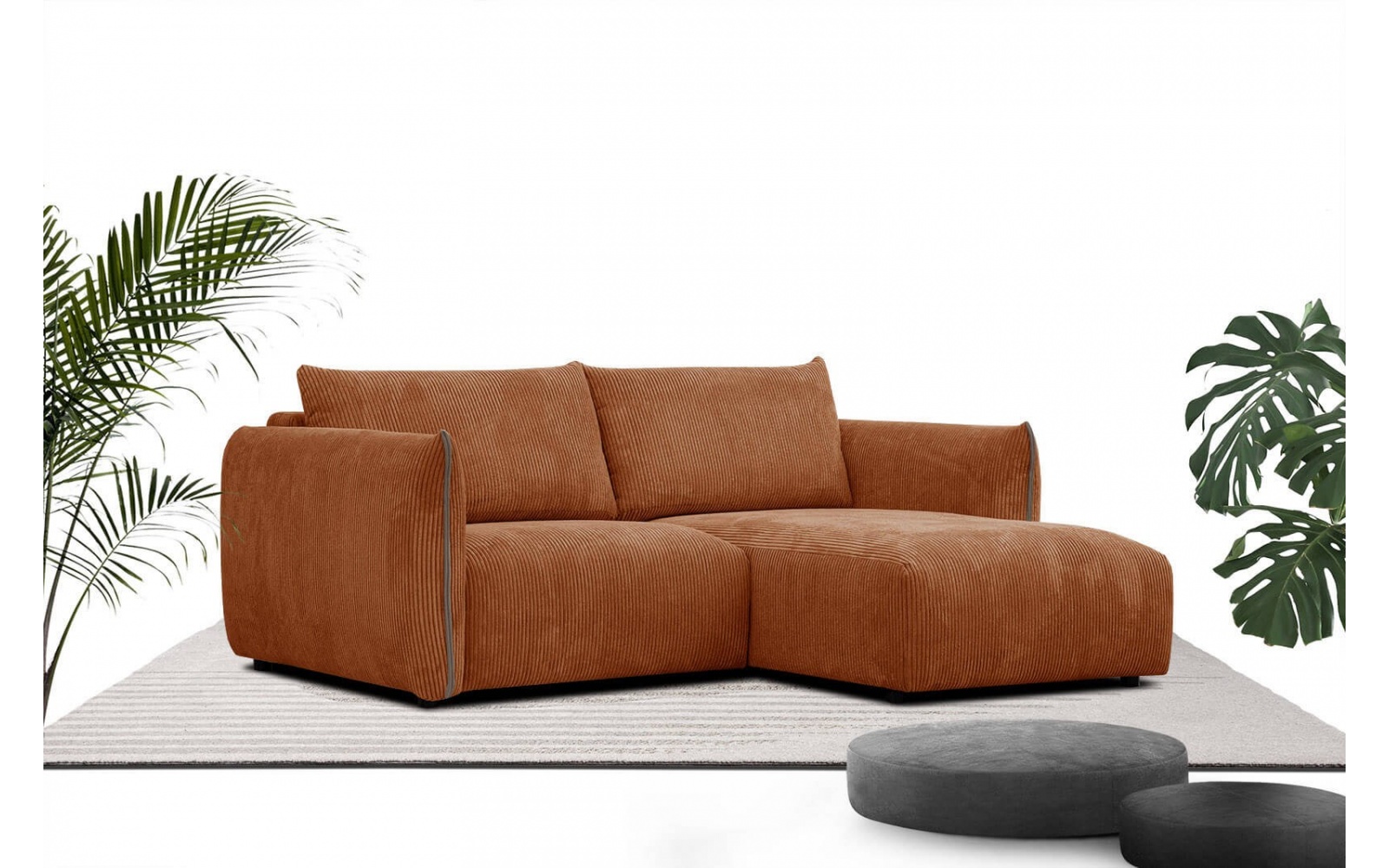 Ecksofa rechts 3-Sitzer TAUER