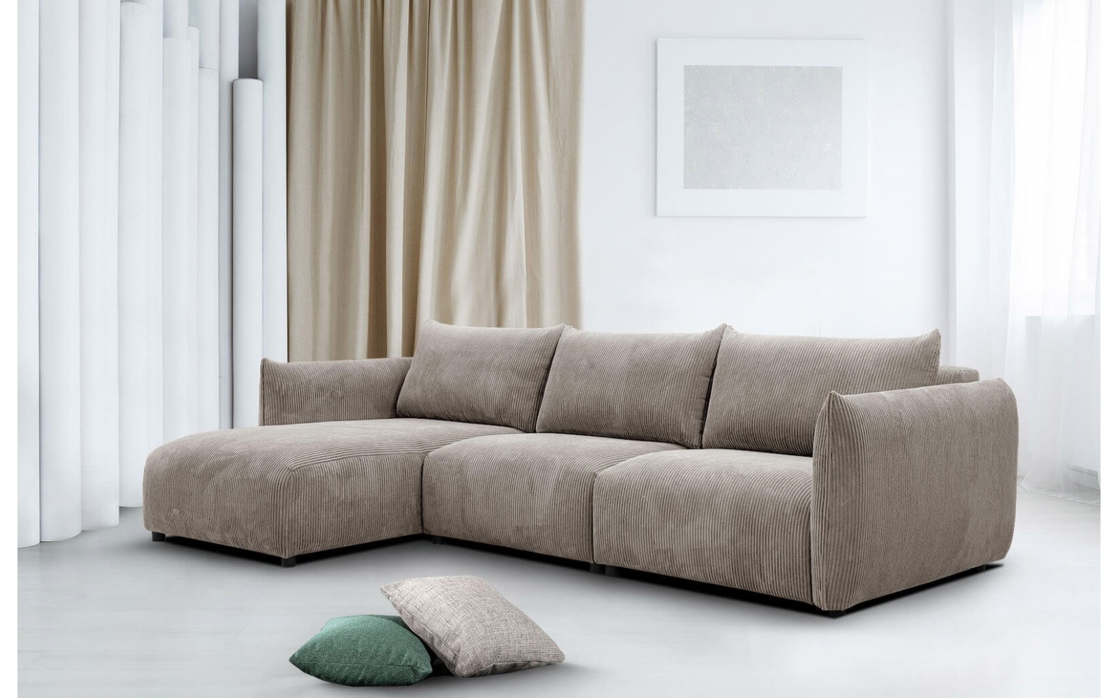 Ecksofa links 4-Sitzer TAUER
