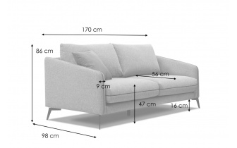 Sofa 3-Sitzer SOGEL