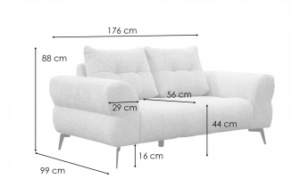Sofa 2-Sitzer SALVINI