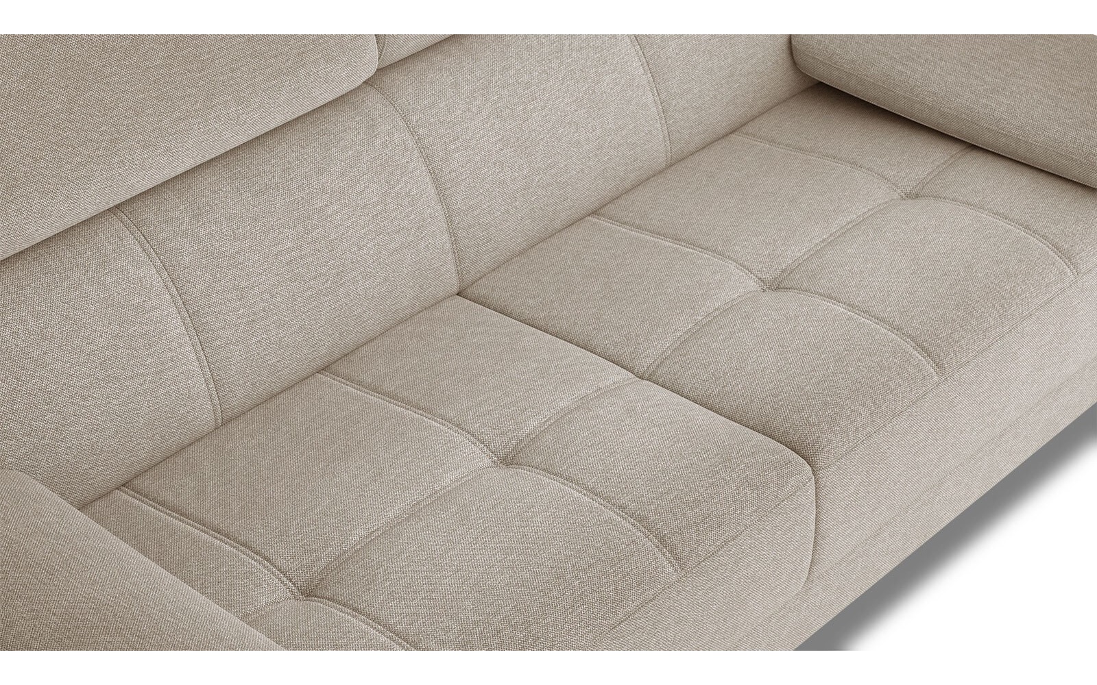 Sofa 3-Sitzer mit verstellbaren Kopfstützen TAUNUS