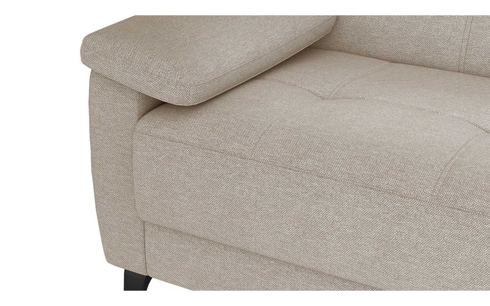 Sofa 3-Sitzer mit verstellbaren Kopfstützen TAUNUS