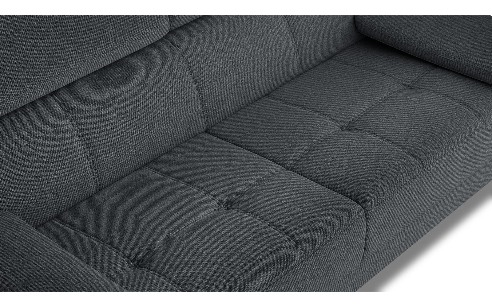 Sofa 3-Sitzer mit verstellbaren Kopfstützen TAUNUS