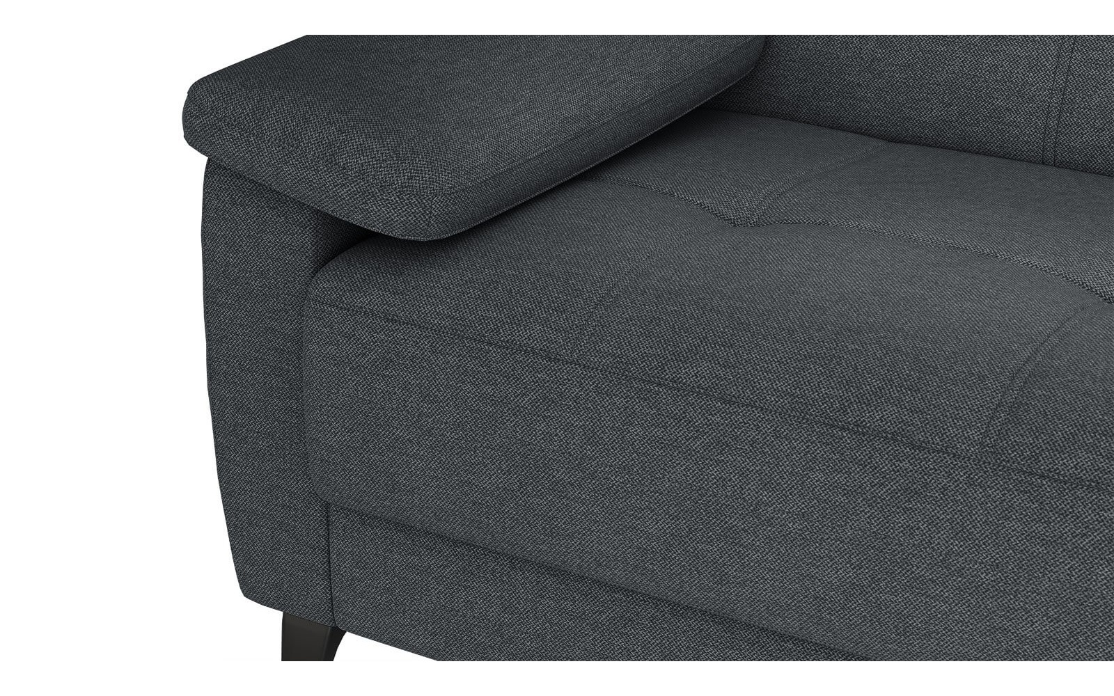 Sofa 3-Sitzer mit verstellbaren Kopfstützen TAUNUS