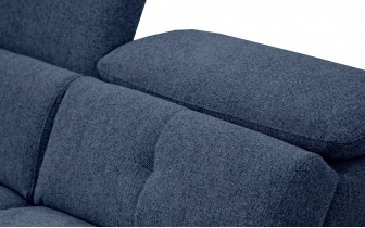 Sofa XXL 3-Sitzer mit verstellbaren Kopfstützen AVENA