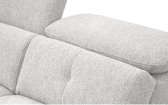 Sofa XXL 3-Sitzer mit verstellbaren Kopfstützen AVENA