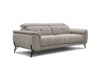 Sofa XXL 3-Sitzer mit verstellbaren Kopfstützen AVENA