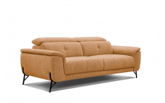 Sofa XXL 3-Sitzer mit verstellbaren Kopfstützen AVENA