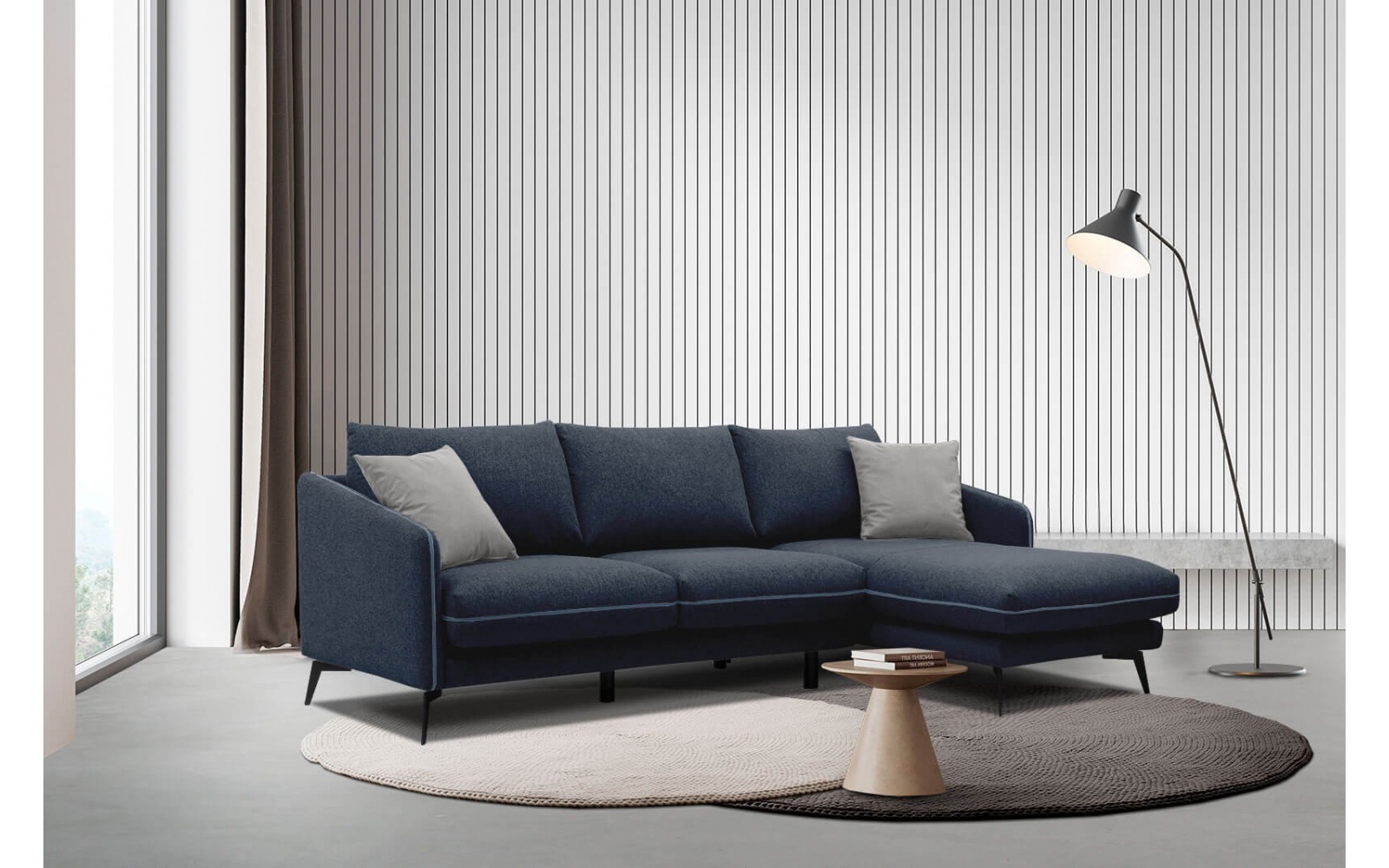 Ecksofa rechts 4-Sitzer SOGEL