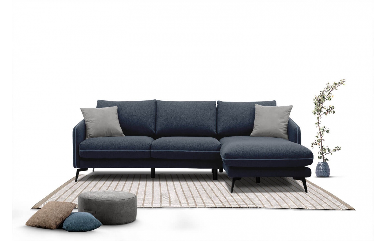 Ecksofa rechts 4-Sitzer SOGEL