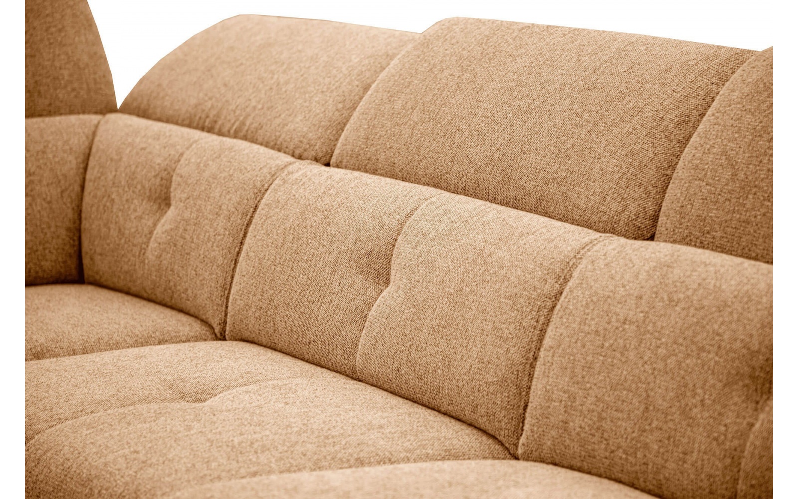 Ecksofa links mit verstellbaren Kopfstützen 5-Sitzer AVENA