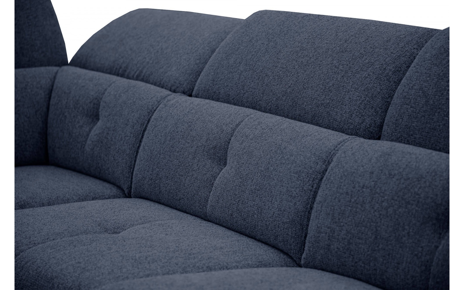 Ecksofa links mit verstellbaren Kopfstützen 5-Sitzer AVENA