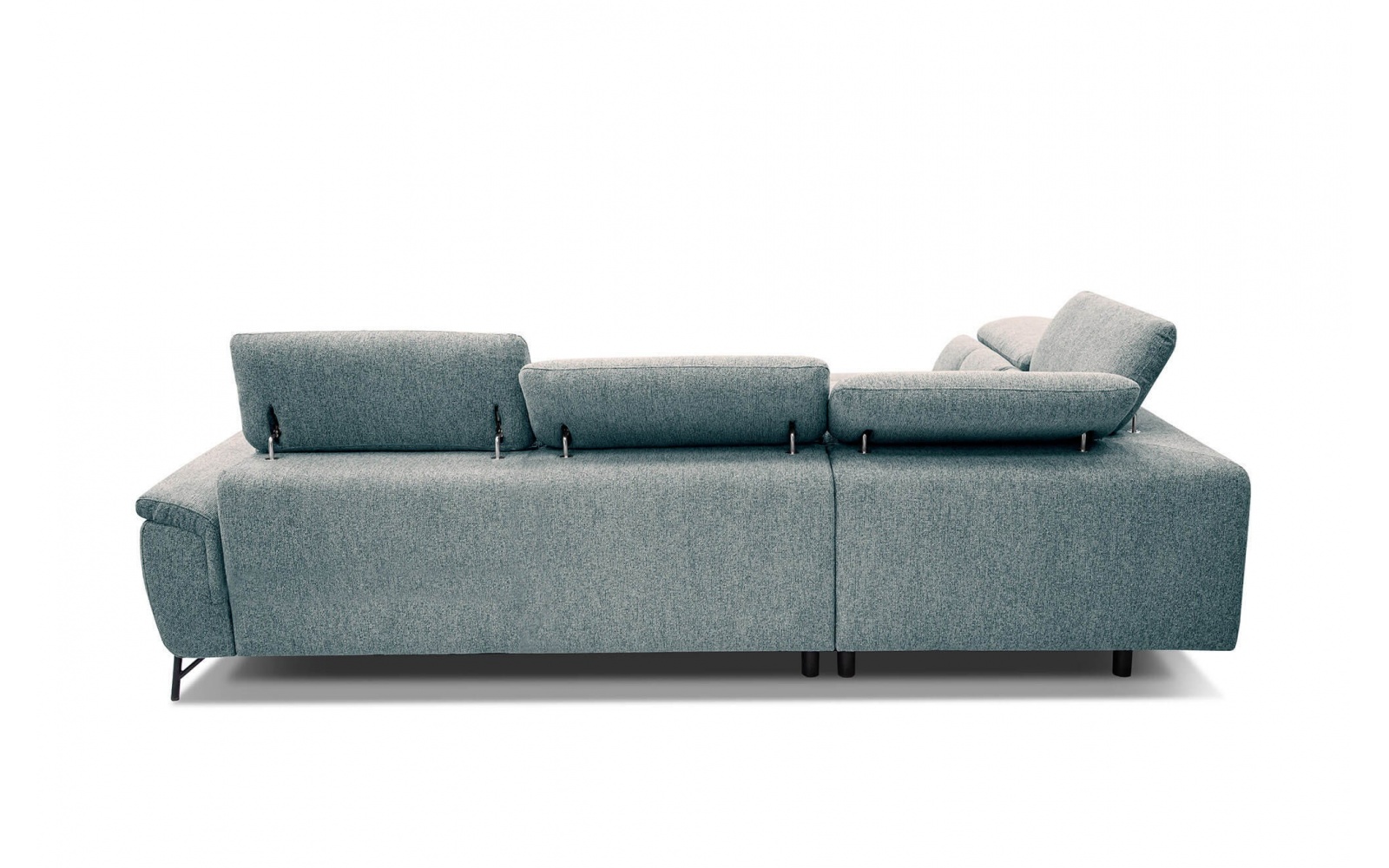 Ecksofa links mit verstellbaren Kopfstützen 5-Sitzer AVENA