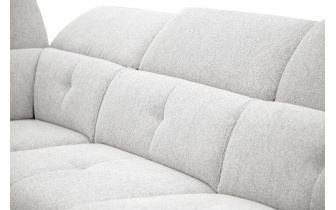 Ecksofa links mit verstellbaren Kopfstützen 5-Sitzer AVENA