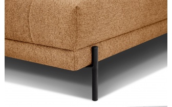 Ecksofa rechts mit verstellbaren Kopfstützen 5-Sitzer AVENA