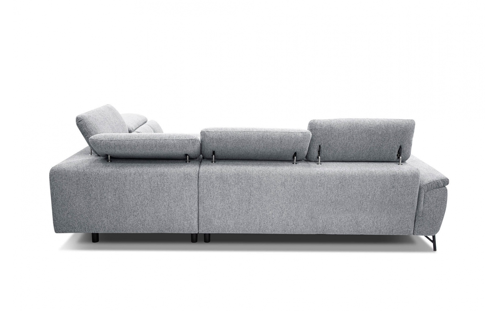 Ecksofa rechts mit verstellbaren Kopfstützen 5-Sitzer AVENA