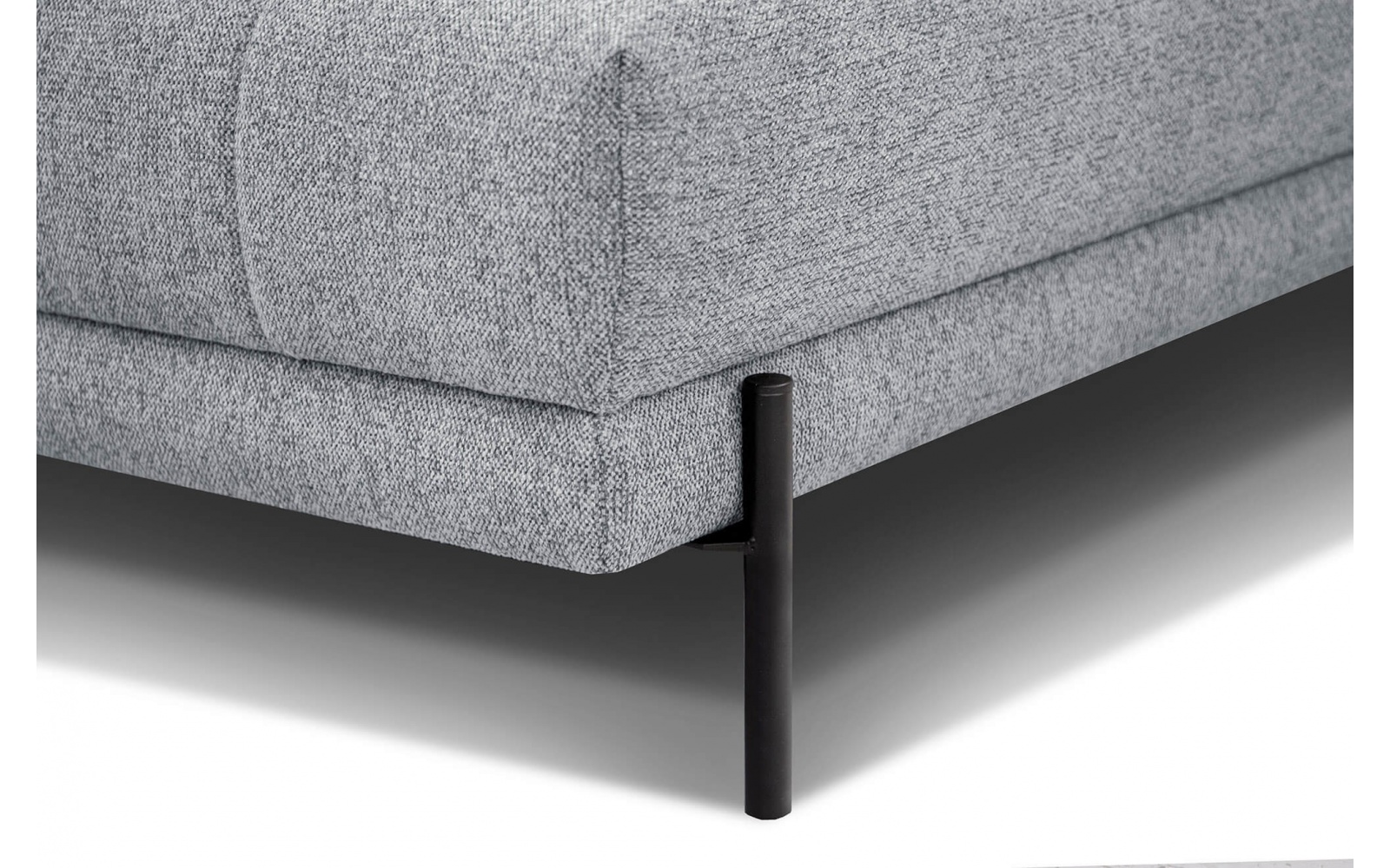 Ecksofa rechts mit verstellbaren Kopfstützen 5-Sitzer AVENA