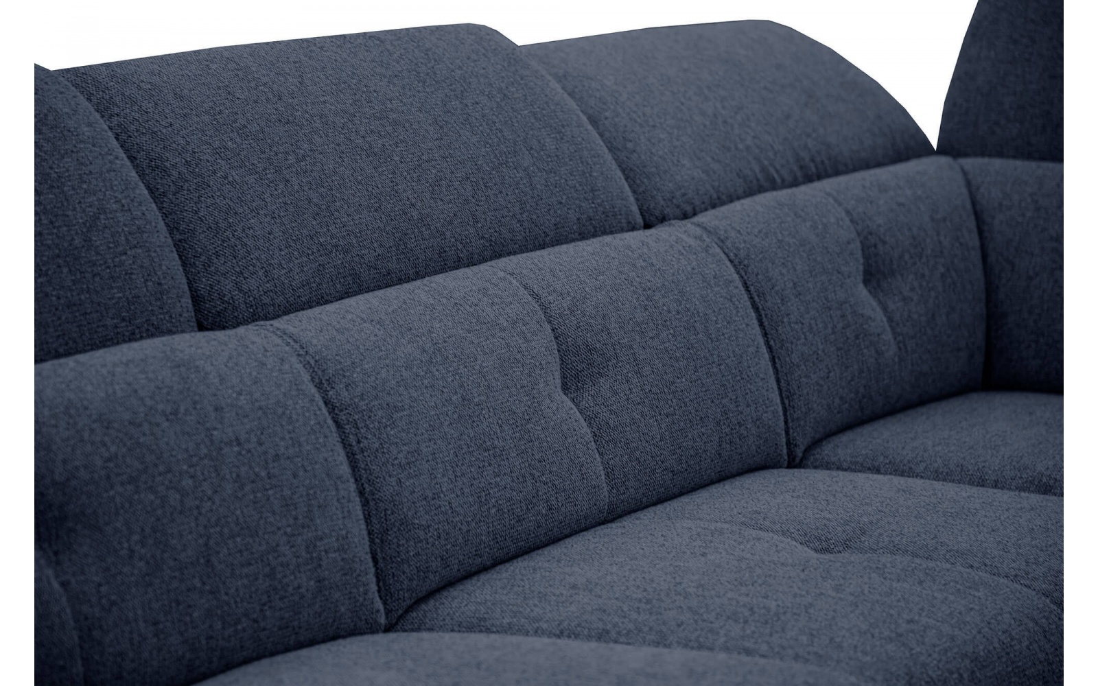 Ecksofa rechts mit verstellbaren Kopfstützen 5-Sitzer AVENA