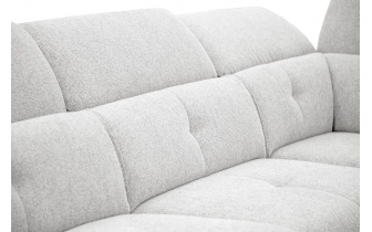 Ecksofa rechts mit verstellbaren Kopfstützen 5-Sitzer AVENA