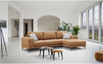 Ecksofa rechts 4-Sitzer MEDIOLANE