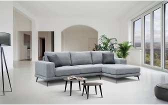 Ecksofa rechts 4-Sitzer MEDIOLANE