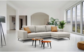 Ecksofa rechts 4-Sitzer MEDIOLANE