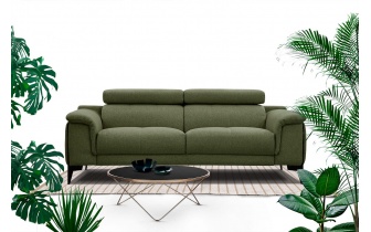 Sofa XXL 3-Sitzer mit verstellbaren Kopfstützen MATERA
