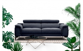 Sofa XXL 3-Sitzer mit verstellbaren Kopfstützen MATERA
