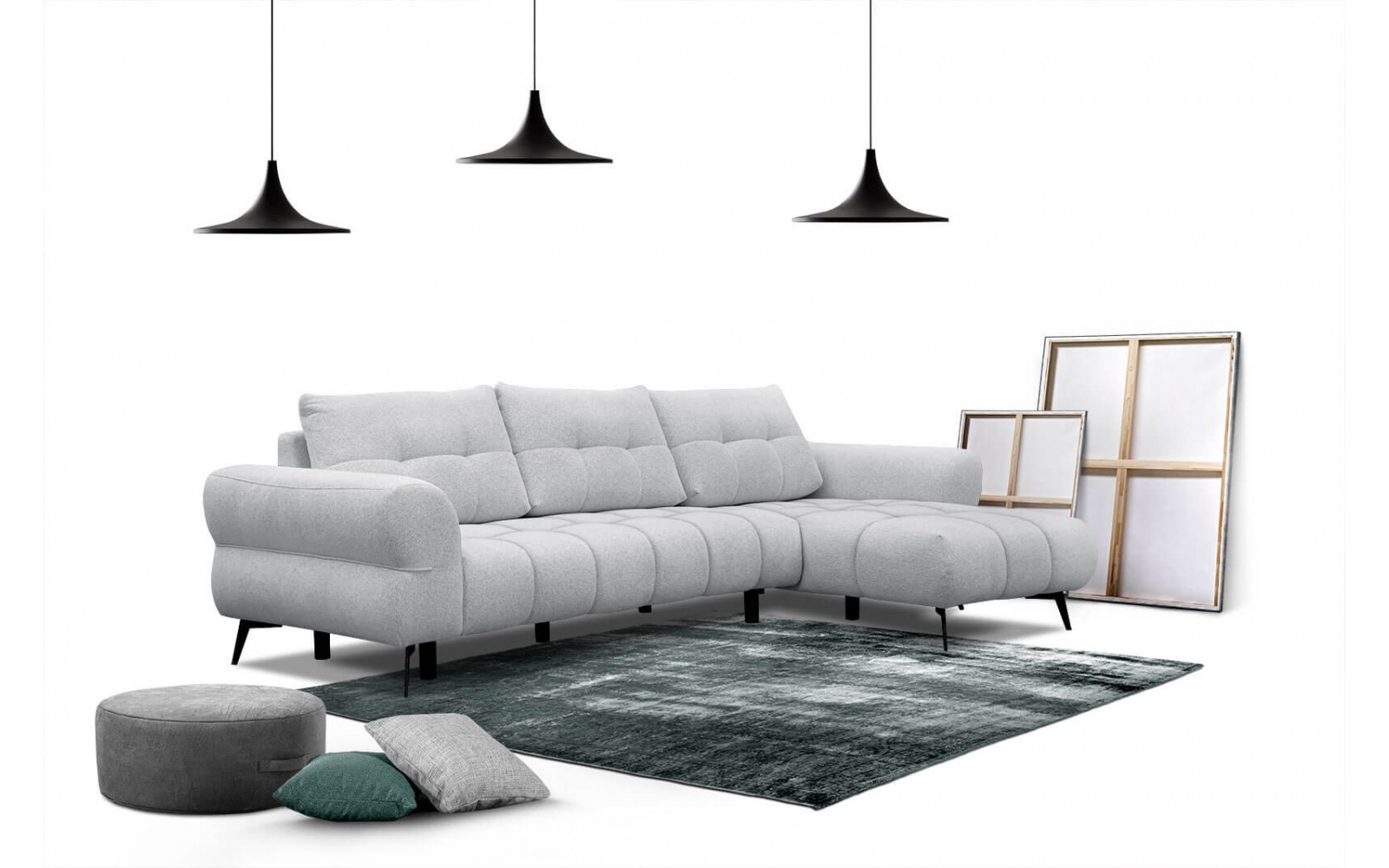 Ecksofa rechts 4-Sitzer SALVINI