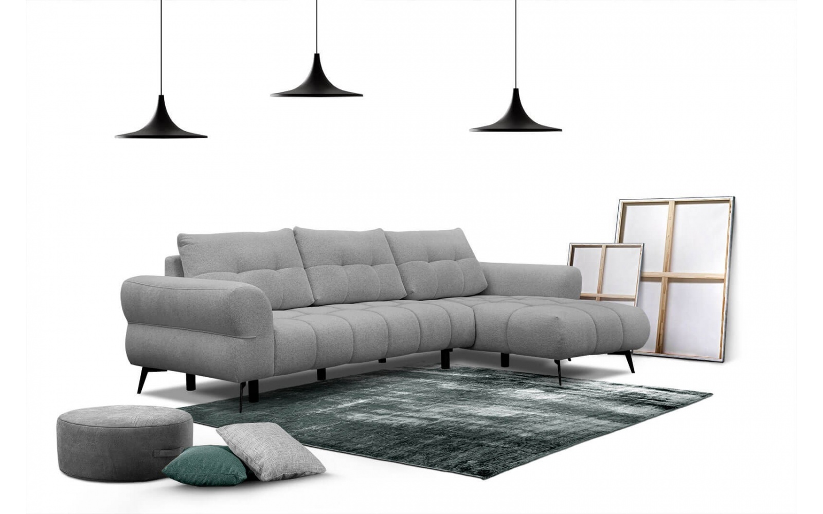 Ecksofa rechts 4-Sitzer SALVINI