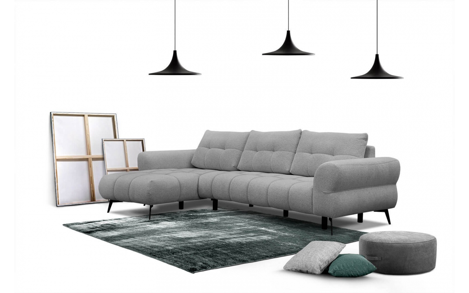 Ecksofa links 4-Sitzer SALVINI