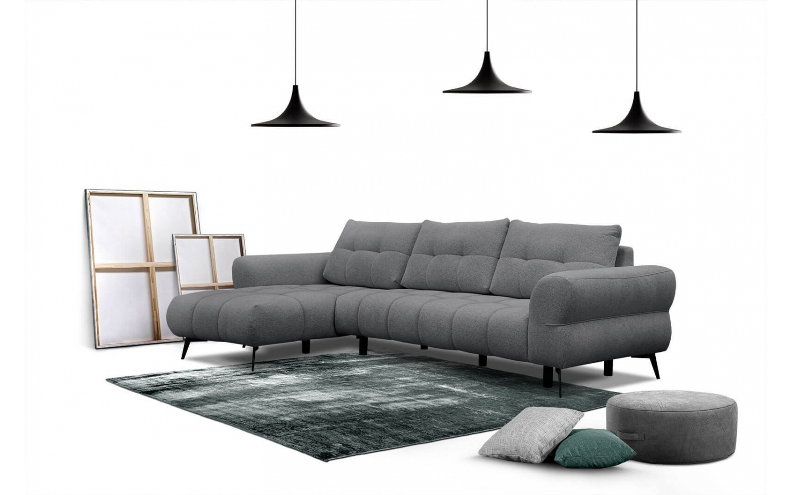 Ecksofa links 4-Sitzer SALVINI