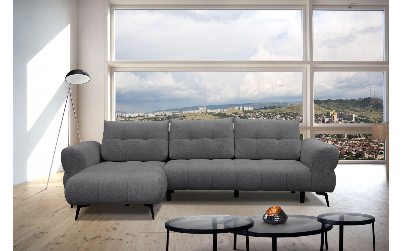 Ecksofa links 4-Sitzer SALVINI