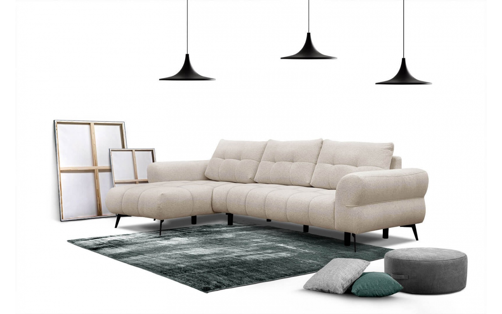 Ecksofa links 4-Sitzer SALVINI