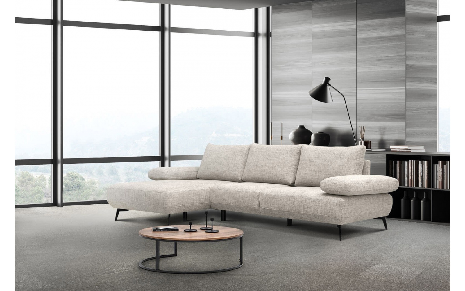 Ecksofa links 4-Sitzer MELLO