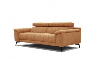 Sofa XXL 3-Sitzer mit verstellbaren Kopfstützen FIERO