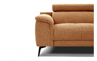 Sofa XXL 3-Sitzer mit verstellbaren Kopfstützen FIERO