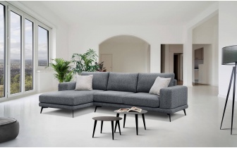 Ecksofa links 4-Sitzer MEDIOLANE