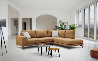 Ecksofa rechts 5-Sitzer MEDIOLANE