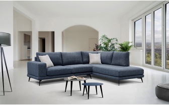 Ecksofa rechts 5-Sitzer MEDIOLANE