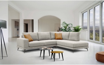 Ecksofa rechts 5-Sitzer MEDIOLANE