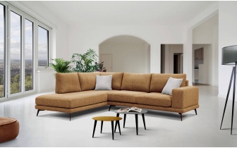 Ecksofa links 5-Sitzer MEDIOLANE