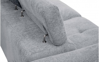 Sofa XXL 3-Sitzer mit verstellbaren Kopfstützen CALVERA