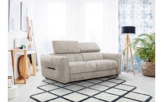 Sofa XXL 3-Sitzer mit verstellbaren Kopfstützen CALVERA