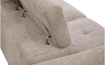 Sofa XXL 3-Sitzer mit verstellbaren Kopfstützen CALVERA