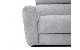 Ecksofa rechts mit verstellbaren Kopfstützen 5-Sitzer CALVERA