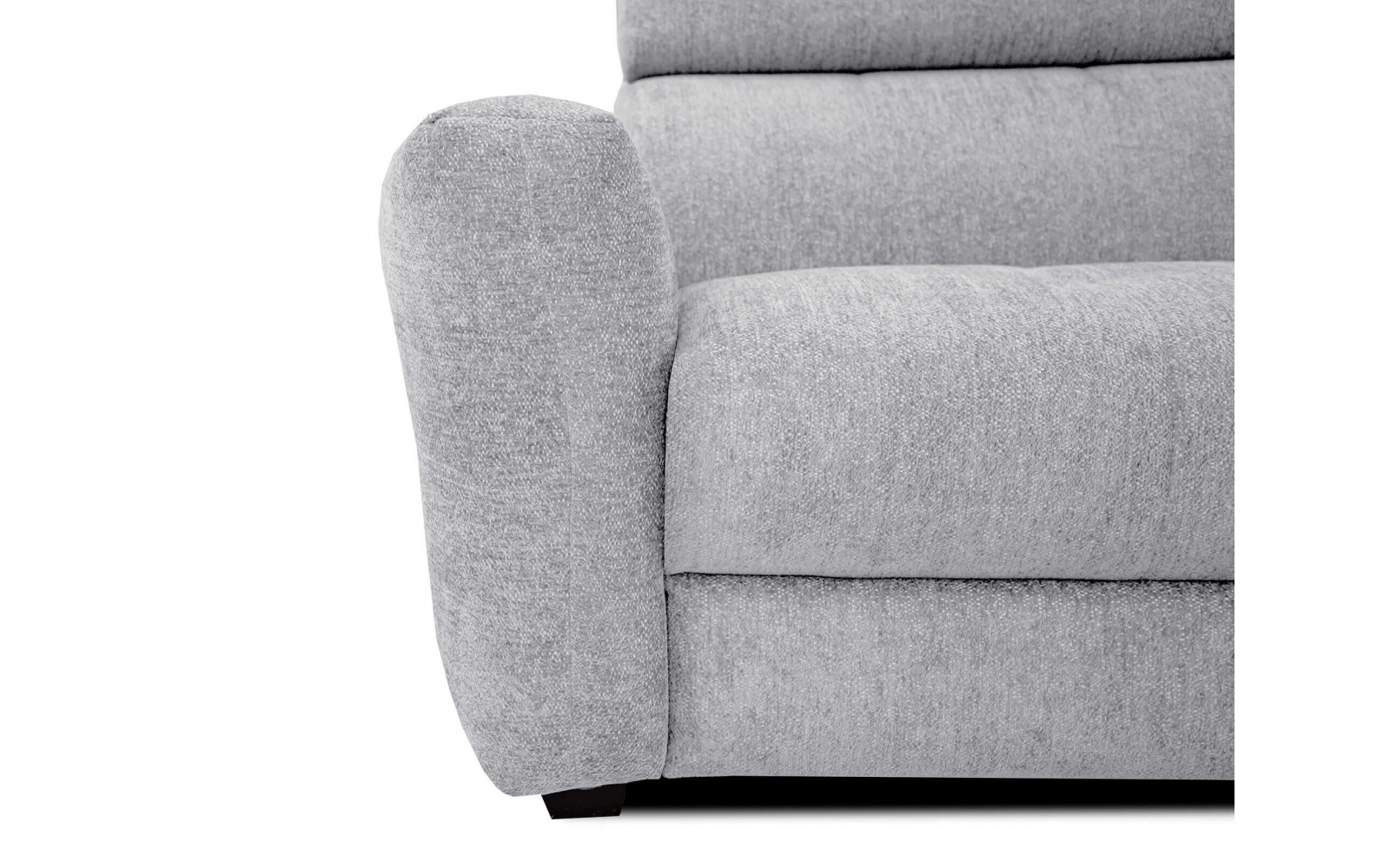 Ecksofa rechts mit verstellbaren Kopfstützen 5-Sitzer CALVERA