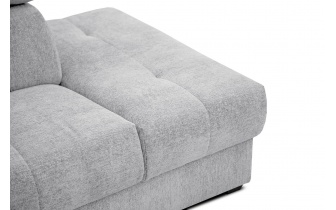 Ecksofa rechts mit verstellbaren Kopfstützen 5-Sitzer CALVERA