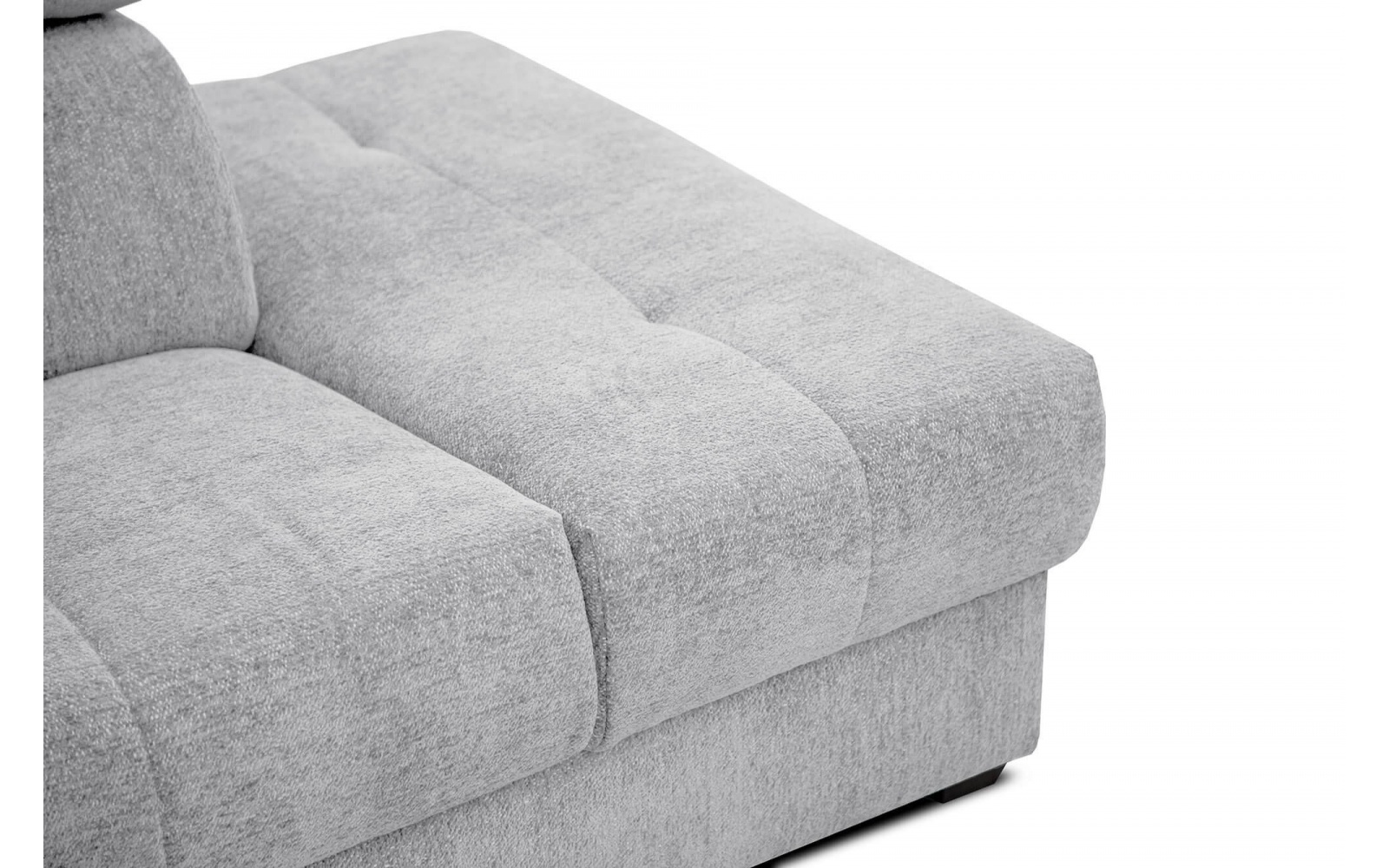 Ecksofa rechts mit verstellbaren Kopfstützen 5-Sitzer CALVERA